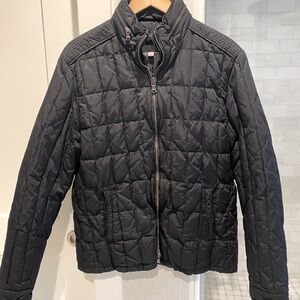 John Varvatos men’s jacket. Never worn. Beautiful. Well made and warm. Large